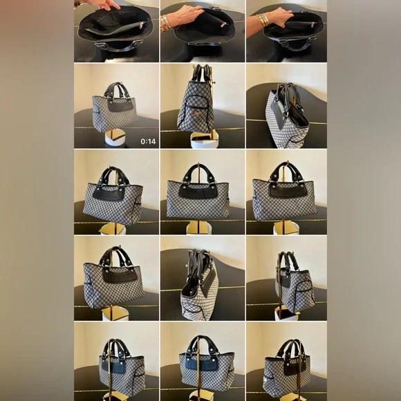 CELINE 80’S VINTAGE RETRO ICONIC COUTURE LUXURY AUTHENTIC RUNWAY MACADAM BAG - Picture 17 of 17